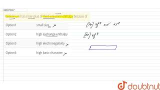 Gadolinium has a low value of third ionisation enthalpy because of  CLASS 12  NEET 2022  CHEM [upl. by Teri]