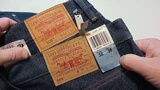 Джинсы Levis 505 двух поколений Есть ли различия [upl. by Airdnola]