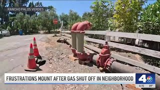 Frustrations mount in Rancho Palos Verdes with sudden gas shutoff [upl. by Eelyk]