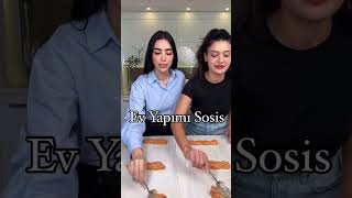 Ev yapımı TAVUK SOSİS pratiktarifler food yemektarifleri sosis hotdog [upl. by Einaej36]