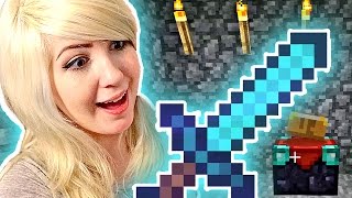 Enchanting Nether House amp Killer Enderman  Minecraft with SabrinaBrite [upl. by Jerroll]