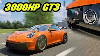 INSANE Porsche 911 GT3 BIG Turbo Build 3000HP  Assetto Corsa Driving Mod [upl. by Llednyl172]