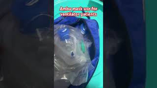 Ambu mask kya hota h icu emergencytreatment icunursing doctor [upl. by Allin905]