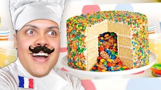 How To Make A Cake  Cooking With Chef MessYourself [upl. by Neelyaj]