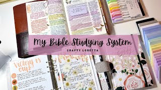 My Bible Studying System  Daily Devotional  Topical Study  Bible Journal [upl. by Carolus]