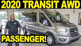 2020 Ford Transit Passenger Van AWD  Exterior amp Interior REVIEW [upl. by Pimbley]