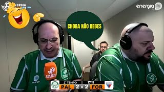 REAÇÕES ENERGIA 97 PALMEIRAS 2X2 FORTALEZA BRASILEIRÃO 2024 [upl. by Ander]