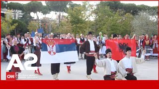 Vallet shqiptare dhe të minoriteteve mahnitin liderët e BE dhe Ballkanit Perëndimor në Tiranë [upl. by Bodi]