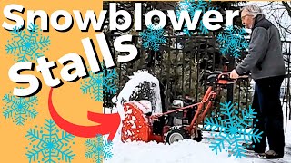 Fixing Snowblower that Stalls Under Load snowblower smallengine homemaintenance homeowner [upl. by Wilfrid]