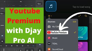 Djay Pro AI for Ipad 1 tutorial for IOS Algoriddim [upl. by Ahsiekat895]