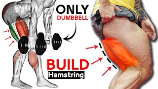 6 Easy Exercises Hamstring Workout  With Dumbbell [upl. by Mirilla]