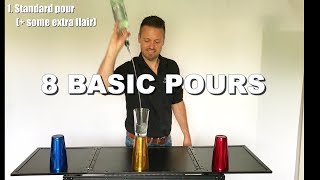 Flair bartending instruction video 3 8 Basic Pours [upl. by Remsen]