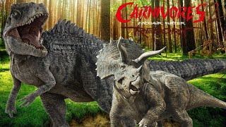 Carnivores 2 Dinosaur Hunter Reborn  Triceratops amp Giganotosaurus Kill All [upl. by Garett418]