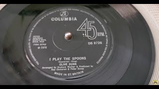 I Play The Spoons  Clive Dunn  1970 Columbia 45rpm Vinyl Single  1960s Fidelity HF31 Player [upl. by Arol]