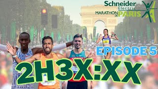 MARATHON de Paris 2024  objectif 2h3XXX épisode 5 [upl. by Rolan]