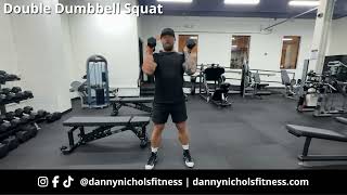 How To Do A Double Dumbbell Squat [upl. by Donaghue]