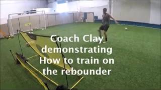 6 Easy Ways To Use a Soccer Rebounder  Coach Chris [upl. by Ataymik]