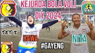 YUSO SLEMAN Vs GANEVO YOGYAKARTA Set 5 KEJURDA BOLA VOLI DIY 2024 [upl. by Liban14]