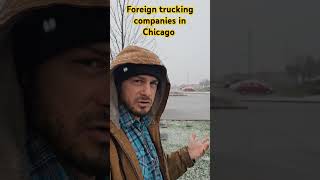 Foreign trucking companies in Chicago [upl. by Frayda]