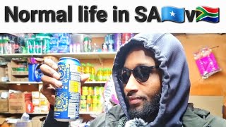 Nolosha saxda ah ee soomalida south Africa  Vlog in the shop [upl. by Aikahc]