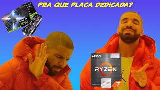 JOGOS que RODAM sem PLACA DE VÍDEO  RYZEN 7 5700G [upl. by Higley]