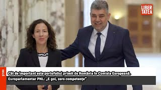 Cât de important este portofoliul primit de România în Comisia Europeană Libertatea [upl. by Obmar]