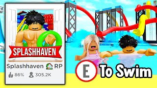 😳I Created A FAKE Brookhaven Game SplashHaven [upl. by Tibold273]