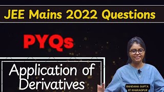 📚 🚀Application of Derivatives 2022 PYQs JEE Mains and Advanced📚✨ Break All Barriers 🚀 jee2025 [upl. by Sukul865]