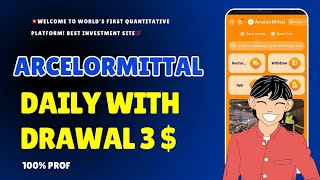 💥Latest USDT Earning platform Best investment site ArcelorMittals daily withdrawal 3 [upl. by Dumanian881]