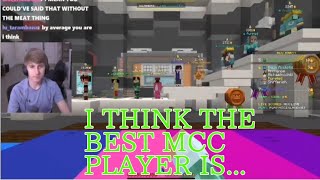 Purpled Talks About Who He Thinks is The Best MCC Player Is In MCC PARTY [upl. by Hanny993]