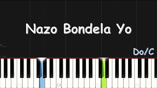 Rosny Kayiba  Nazo Bondela Yo  EASY PIANO TUTORIAL BY Extreme Midi [upl. by Ridglee824]