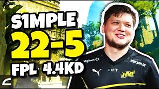 44 KD CS2 POV  S1mple 225 FPL Ancient POV  AWPer [upl. by Toney]