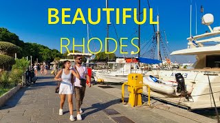 RHODES GREECE 2024 🇬🇷 Best of Greece vacation 4K UHD [upl. by Anailuj]