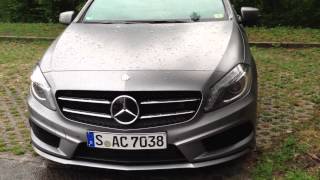 Mercedes A250 BlueEFFICIENCY W176 AKlasse AMG Sport  IMPRESSIONS [upl. by Eedeed559]