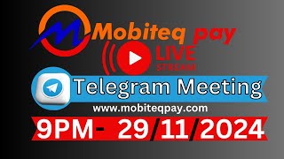 Mobiteq Pay App Business Plan Meeting 9PM 29112024 mobiteqpay insurance live [upl. by Nehr]