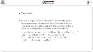 M34 Tobit model using R [upl. by Happ]