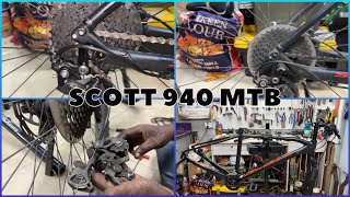 Scott Addict 940Mtb Full ServiceSCOTT Hydraulic BrakeKUNDA CYCL scott cycling hydraulicbreaker [upl. by Aneert]