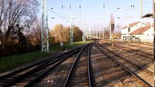 Führerstandsmitfahrt Cab Ride Sopron  Ebenfurth Time Lapse [upl. by Anastasio]