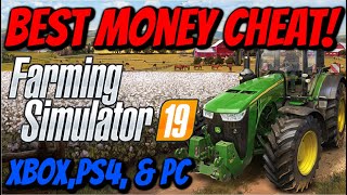 Farming Simulator 19  Easiest Quick Money CHEAT Unlimited Money [upl. by Vonnie]