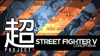 SELECT FIGHTER II  Street Fighter V Player Select ver2 [upl. by Orgel]