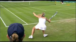 Maria Sharapova vsMichelle Larcher De Brito Highlights｜2013 Wimbledon R2 [upl. by Adebayo]