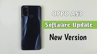 Oppo A53 Software Update  New Latest Version  System Update [upl. by Anhcar]