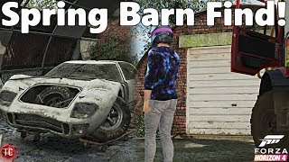 Forza Horizon 4 SPRING BARN FIND LOCATION And More [upl. by Balough]