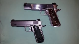 Les Baer Custom Carry 1911 vs Ed Brown Kobra Carry 1911 45 ACP [upl. by Nies629]