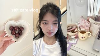 Self Care Vlog🧴 Complete Spa Day at Home Healthy Meals Pilates JetLagged Alex amp Hair Care [upl. by Calvo18]