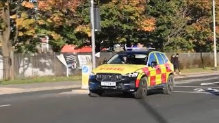 NEW Driver Training Unit Responding Past Elland Road Stadium West Yorkshire Fire amp Rescue Service [upl. by Ayad312]