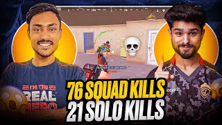 SOLO 21 FINISHS🤯 amp 76 SQUAD KILLS ☠IN CONQUEROR LOBBY WITH LoLzZzGaming💀🔥 I BGMI HIGHLIGHT [upl. by Race138]