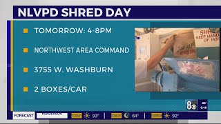 NLVPD drivethru shred day on Tuesday [upl. by Fife]