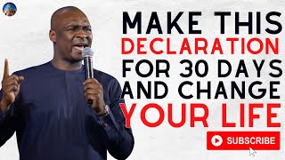 MAKE THIS DECLARATION FOR 30 DAYS amp WATCH YOUR LIFE amp DESTINY TURN AROUND  APOSTLE JOSHUA SELMAN [upl. by Aierdna]