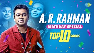 AR Rahman  Birthday Special  Top 10 Songs  Hindi Hits  Chanda Re Chanda Re  Whistle Baja 20 [upl. by Naus]